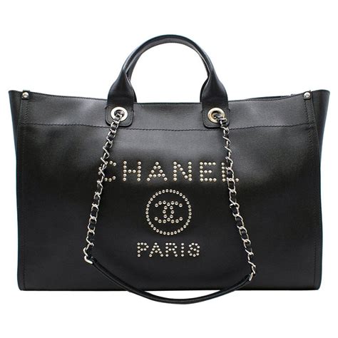 chanel deauville bag leather|More.